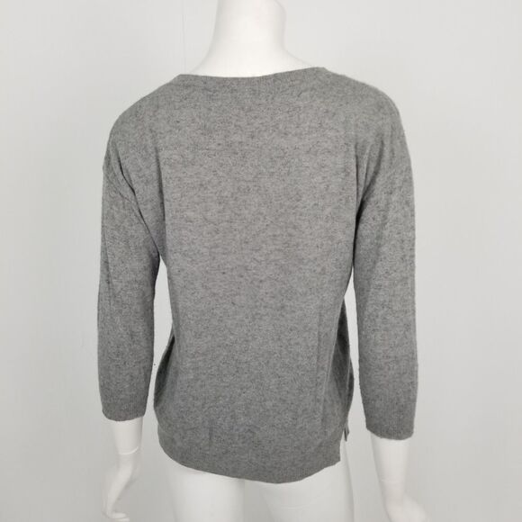 J. Crew Gray Arrow Print Sweater Small - Picture 7 of 7